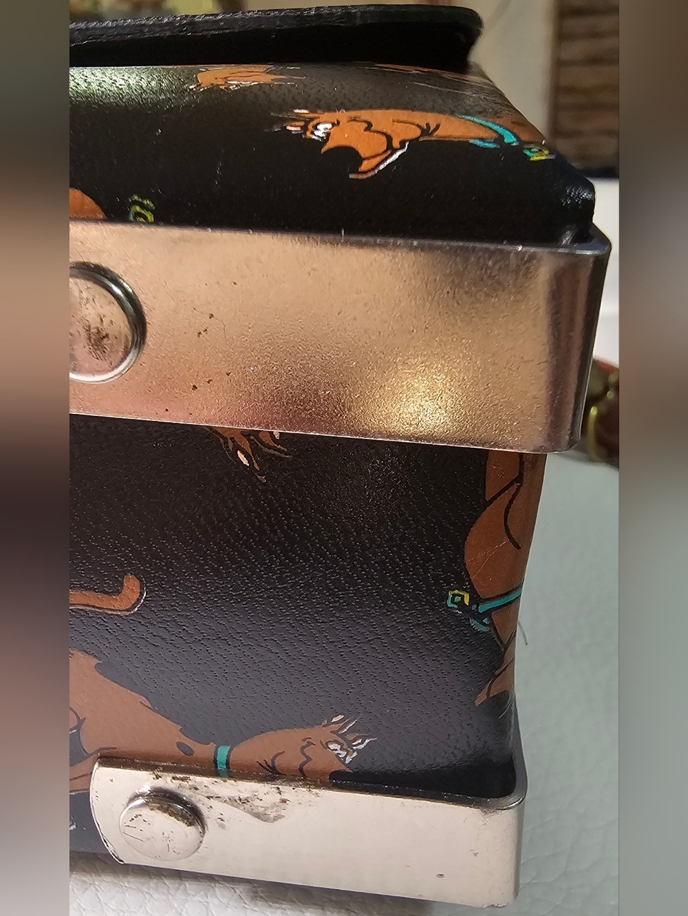 Vintage  Warner Brothers Scooby-Doo Trunk-Style Crossbody Bag - Picture 10 of 12